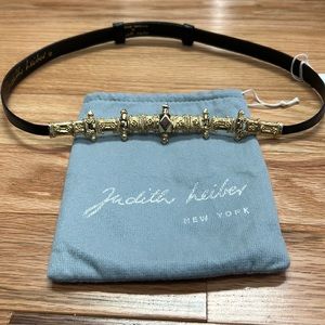 Vintage 80s Judith Leiber Snakeskin Belt